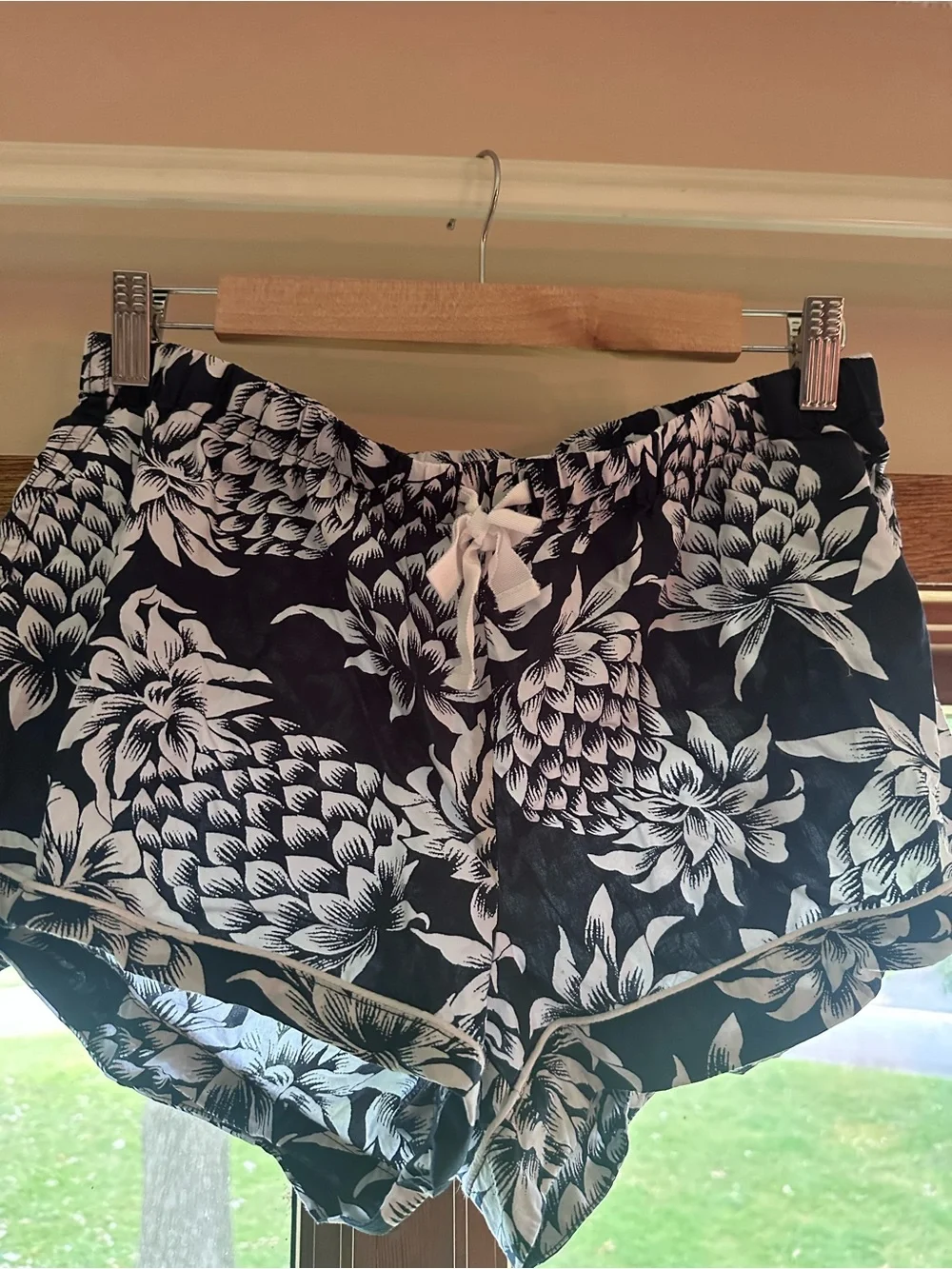 J.Crew Button Up Pineapple Pajama Set